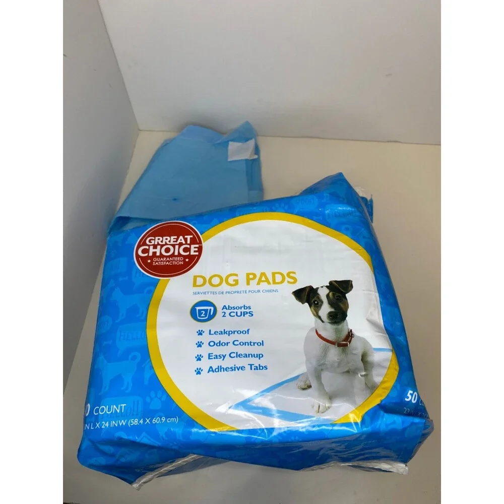 Lot of Dog Training Pads - 50 count 23 x 24 inch & 4 count 22 x 22 inch Lavender